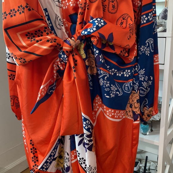 Fashion Nova All The Class Satin Mini Dress size 3X 🍊 - Picture 9 of 10